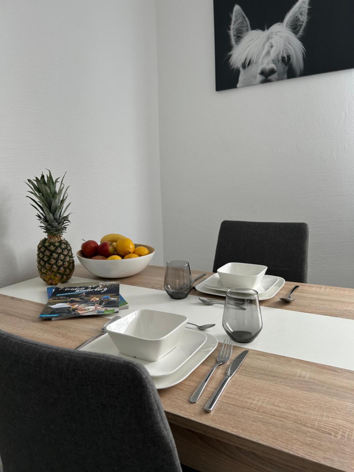 הלנברג Ferienwohnung Zur Wildkatze מראה חיצוני תמונה